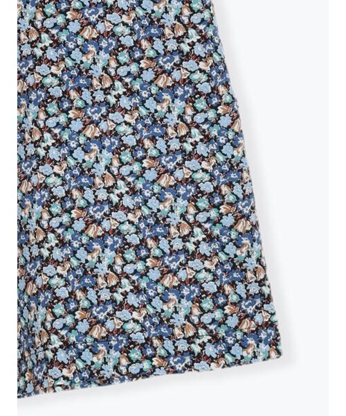 TSUHARU by Samansa Mos2(ツハルバイサマンサモスモス)の「【LIBERTY FABRICS】Floralia柄ギャザースカート(スカート・レディース・ブルー/レッド・F)」の4枚目の写真