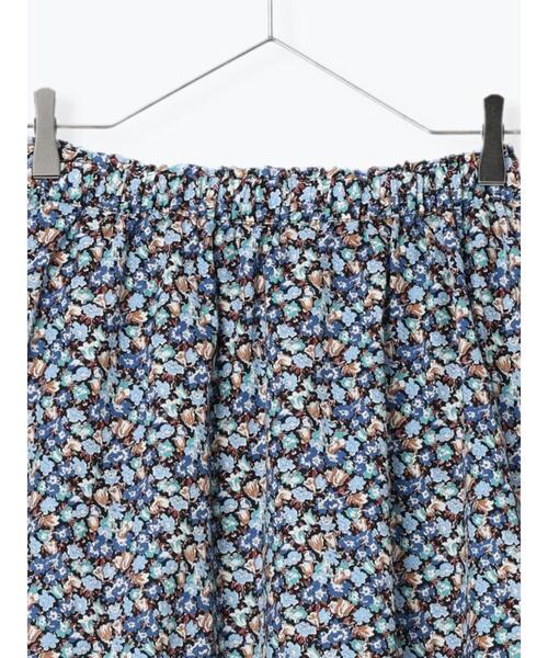 TSUHARU by Samansa Mos2(ツハルバイサマンサモスモス)の「【LIBERTY FABRICS】Floralia柄ギャザースカート(スカート・レディース・ブルー/レッド・F)」の5枚目の写真