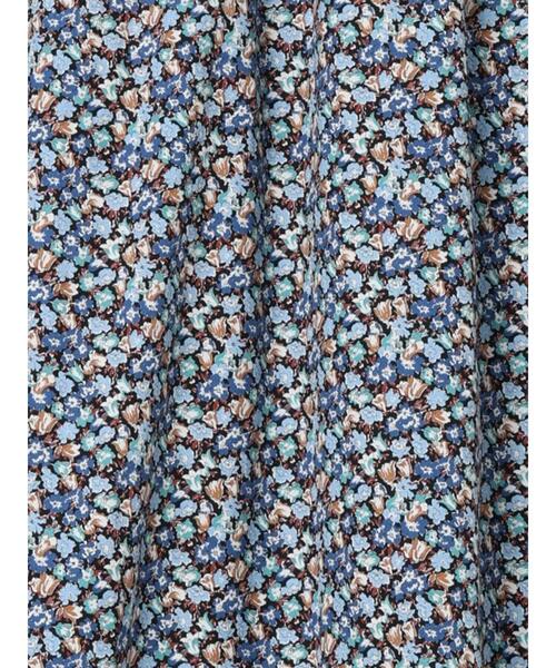 TSUHARU by Samansa Mos2(ツハルバイサマンサモスモス)の「【LIBERTY FABRICS】Floralia柄ギャザースカート(スカート・レディース・ブルー/レッド・F)」の6枚目の写真