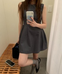 ノースリーブショートワンピース