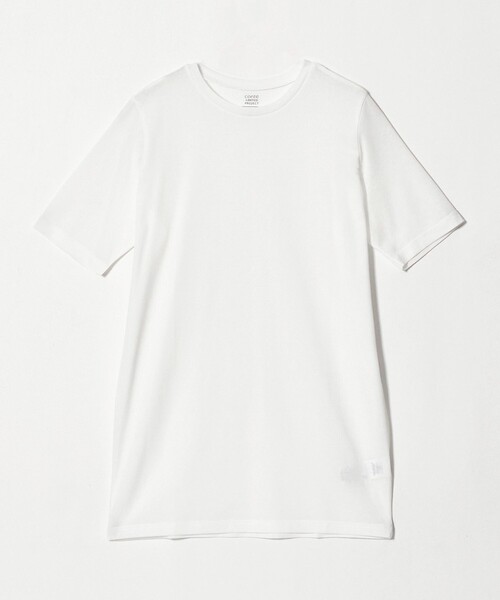 upperhights(アッパーハイツ)の「<upper hights × conte>チュニック クルーネックTシャツ(Tシャツ/カットソー・レディース・ホワイト/ブラック・FREE)」の2枚目の写真