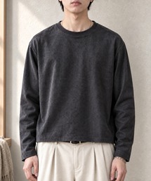 ソフトフェード コンパクトフィット クルーネック長袖カットソー＜イージーケア・UVカット＞