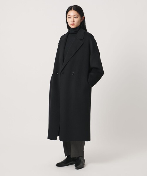 MARW UNITED ARROWS(マルゥ ユナイテッドアローズ)の「<MARW UNITED ARROWS>リバー ロング コート(その他アウター・レディース・レッド/ダークグレー/ネイビー/ブラック・38/36/34)」の1枚目の写真