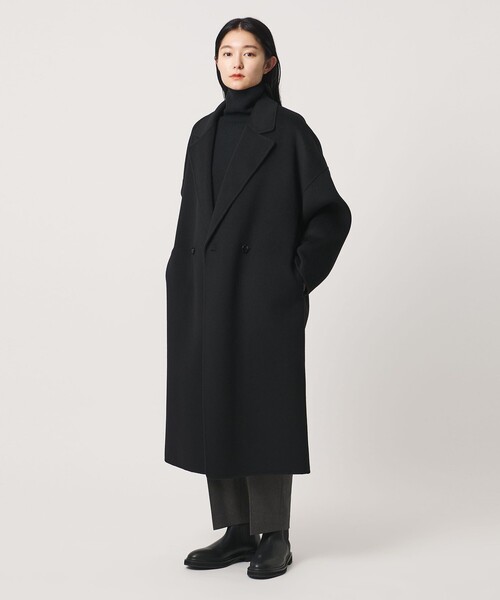 MARW UNITED ARROWS(マルゥ ユナイテッドアローズ)の「<MARW UNITED ARROWS>リバー ロング コート(その他アウター・レディース・レッド/ダークグレー/ネイビー/ブラック・38/36/34)」の9枚目の写真