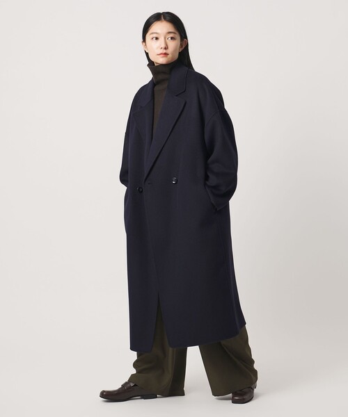 MARW UNITED ARROWS(マルゥ ユナイテッドアローズ)の「<MARW UNITED ARROWS>リバー ロング コート(その他アウター・レディース・レッド/ダークグレー/ネイビー/ブラック・38/36/34)」の11枚目の写真