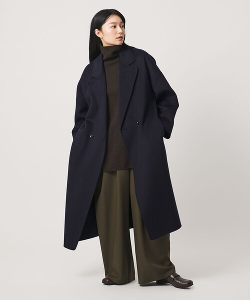 MARW UNITED ARROWS(マルゥ ユナイテッドアローズ)の「<MARW UNITED ARROWS>リバー ロング コート(その他アウター・レディース・レッド/ダークグレー/ネイビー/ブラック・38/36/34)」の12枚目の写真