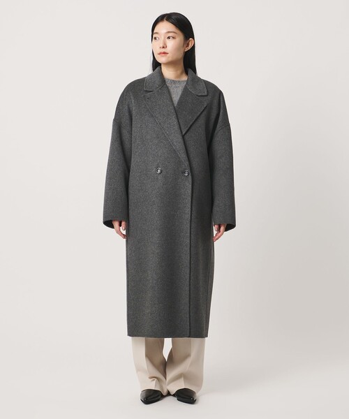 MARW UNITED ARROWS(マルゥ ユナイテッドアローズ)の「<MARW UNITED ARROWS>リバー ロング コート(その他アウター・レディース・レッド/ダークグレー/ネイビー/ブラック・38/36/34)」の14枚目の写真