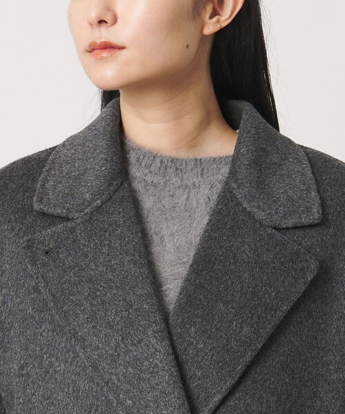 MARW UNITED ARROWS(マルゥ ユナイテッドアローズ)の「<MARW UNITED ARROWS>リバー ロング コート(その他アウター・レディース・レッド/ダークグレー/ネイビー/ブラック・38/36/34)」の17枚目の写真
