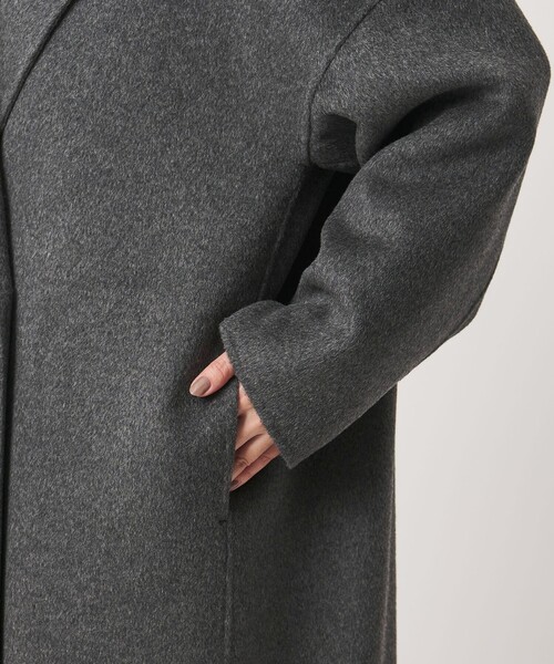 MARW UNITED ARROWS(マルゥ ユナイテッドアローズ)の「<MARW UNITED ARROWS>リバー ロング コート(その他アウター・レディース・レッド/ダークグレー/ネイビー/ブラック・38/36/34)」の19枚目の写真