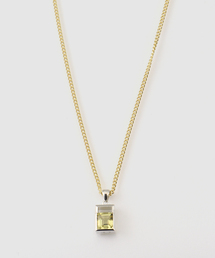JOURNAL STANDARD | 【VALENTINE /ヴァレンタイン】SQ Stone Charm Necklace (silve(ネックレス)