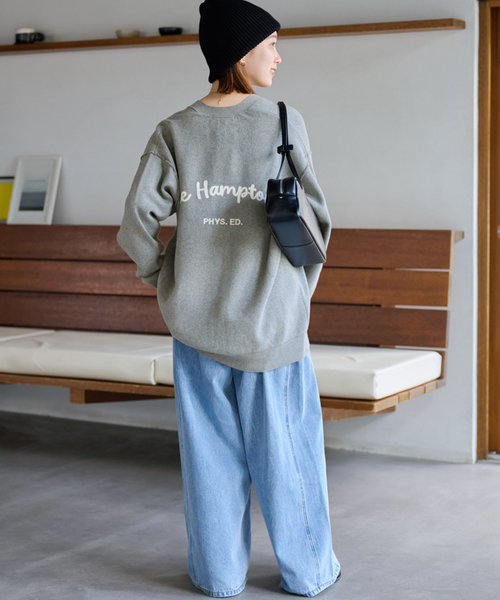 JOURNAL STANDARD relume(ジャーナルスタンダード レリューム)の「《WEB限定追加 / 新色》ジャガードルーズニットカーディガン(カーディガン/ボレロ・レディース・チャコールグレー/ネイビー/グレー・FREE)」の14枚目の写真