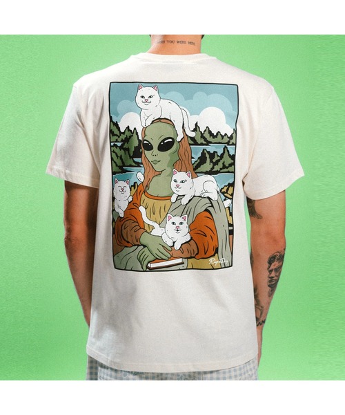 RIPNDIP(リップンディップ)の「HERE ALL ALONG TEE(Tシャツ/カットソー・メンズ・アイボリー・SMALL/MEDIUM/X-LARGE)」の1枚目の写真