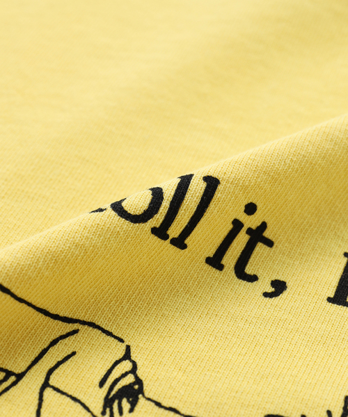 BOTT（ボット）の「BoTT / ボット Good Influence Dyed Tee（Tシャツ/カットソー・メンズ・イエロー/アイボリー・X-LARGE/LARGE/MEDIUM）」の5枚目の写真