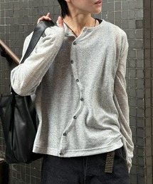 Chikashitsu + | 【Chikashitsu +】wave design sheer cardigan / 【チカシツプラス】ウェーブデザインシアーカーディガン<着用動画あり>(カーディガン/ボレロ)