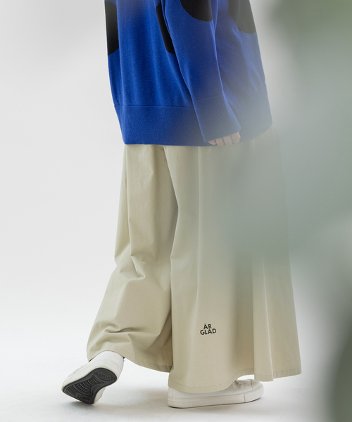 nop de nod(ノップドゥノッド)の「フレアーマキシパンツ(その他パンツ・レディース・インディゴブルー/ブラック/ダークブラウン/ライトベージュ・M)」の3枚目の写真