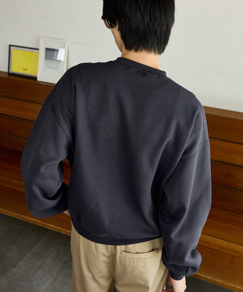 GAP(ギャップ)の「PUBLUX × GAP/ギャップ 別注 キャット グラフィック プリント 裏起毛 スウェット 限定展開(スウェット・メンズ・ブラウン/ネイビー/ピンク/ライトグレー・SMALL/MEDIUM/LARGE)」の8枚目の写真