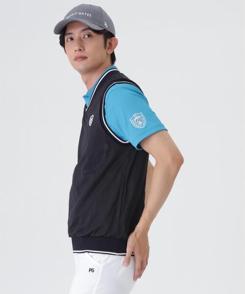 PEARLY GATES(パーリーゲイツ)の「【PEARLY GATES】リバーシブルVネックニットベスト <エンブレム総柄> (MENS)(ベスト・メンズ・ダークインディゴブルー・LARGE/MEDIUM/X-LARGE)」の16枚目の写真