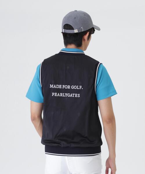 PEARLY GATES(パーリーゲイツ)の「【PEARLY GATES】リバーシブルVネックニットベスト <エンブレム総柄> (MENS)(ベスト・メンズ・ダークインディゴブルー・LARGE/MEDIUM/X-LARGE)」の17枚目の写真