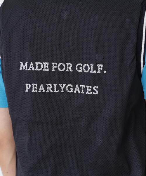 PEARLY GATES(パーリーゲイツ)の「【PEARLY GATES】リバーシブルVネックニットベスト <エンブレム総柄> (MENS)(ベスト・メンズ・ダークインディゴブルー・LARGE/MEDIUM/X-LARGE)」の21枚目の写真