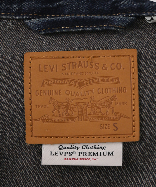 Levi's(リーバイス)の「LEVI'S/リーバイス LOOSE CROP TRUCKER 0089L-0007 【洗濯機使用可能】(デニムジャケット・レディース・ブルー・FREE)」の9枚目の写真