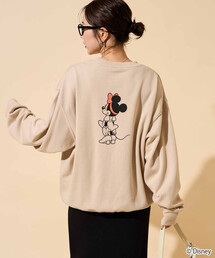 限定展開 MinnieMouse/ミニーマウス 前後 プリント スウェット