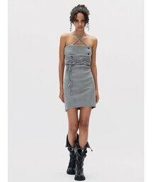 SIGNATURE CROSSOVER MINI DRESS