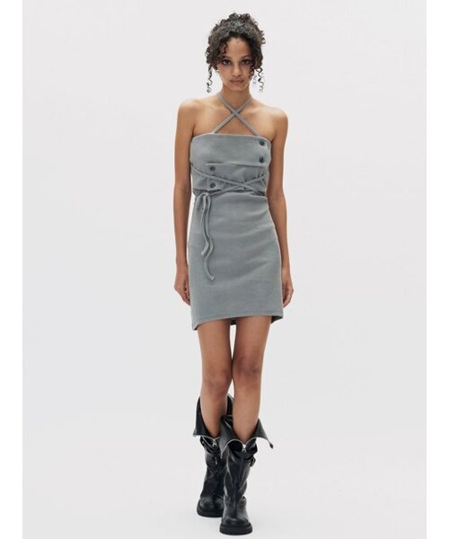 SETSETSET(セットセットセット)の「SIGNATURE CROSSOVER MINI DRESS(ワンピース・レディース・その他・FREE)」の1枚目の写真