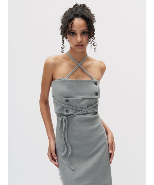 SETSETSET(セットセットセット)の「SIGNATURE CROSSOVER MINI DRESS(ワンピース・レディース・その他・FREE)」の4枚目の写真