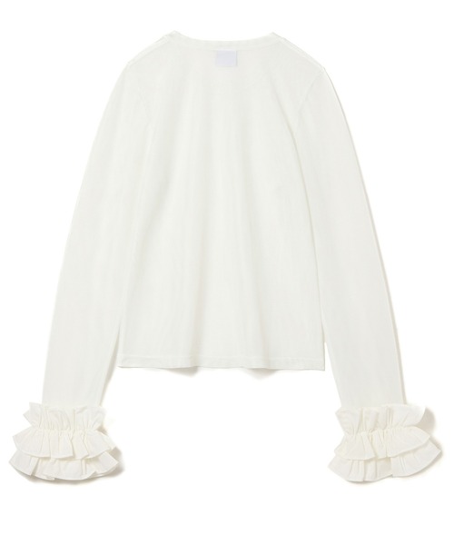 NON TOKYO(ノントーキョー)の「FRILL MESH L/S C/S(Tシャツ/カットソー・レディース・ブルー/ピンク/ホワイト・FREE)」の13枚目の写真