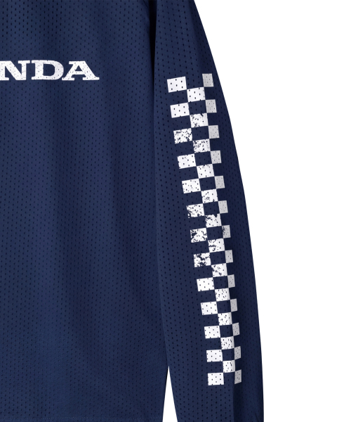PHYPS MOTORCYCLE(フィップスモーターサイクル)の「チェッカーボードモトジャージ ネイビー(Tシャツ/カットソー・メンズ・その他・SMALL/MEDIUM/LARGE/X-LARGE)」の4枚目の写真