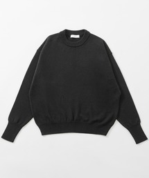 new basic WORSTED YAK HENLEY NECK SWEATER（ニット/セーター