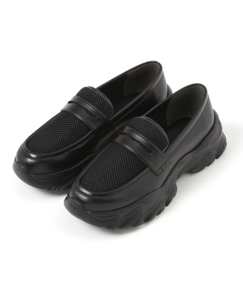 RAGEBLUE（レイジブルー）の「CHUNKY SOLE LOAFERS/ボリュームスニーカーソールローファー（ローファー・メンズ・ブラック系その他/ブラック・SMALL/MEDIUM/LARGE）」の5枚目の写真