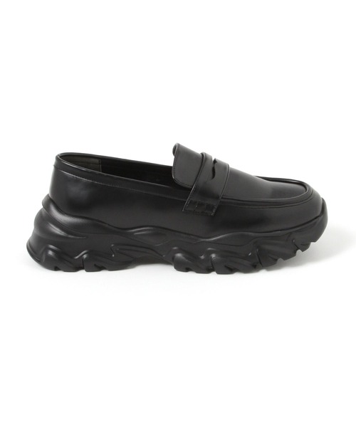 RAGEBLUE（レイジブルー）の「CHUNKY SOLE LOAFERS/ボリュームスニーカーソールローファー（ローファー・メンズ・ブラック系その他/ブラック・SMALL/MEDIUM/LARGE）」の7枚目の写真