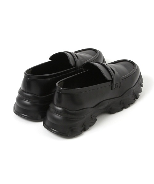 RAGEBLUE（レイジブルー）の「CHUNKY SOLE LOAFERS/ボリュームスニーカーソールローファー（ローファー・メンズ・ブラック系その他/ブラック・SMALL/MEDIUM/LARGE）」の13枚目の写真
