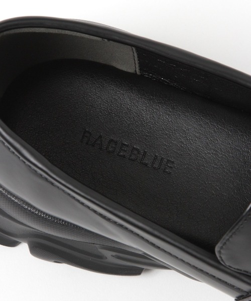 RAGEBLUE（レイジブルー）の「CHUNKY SOLE LOAFERS/ボリュームスニーカーソールローファー（ローファー・メンズ・ブラック系その他/ブラック・SMALL/MEDIUM/LARGE）」の8枚目の写真