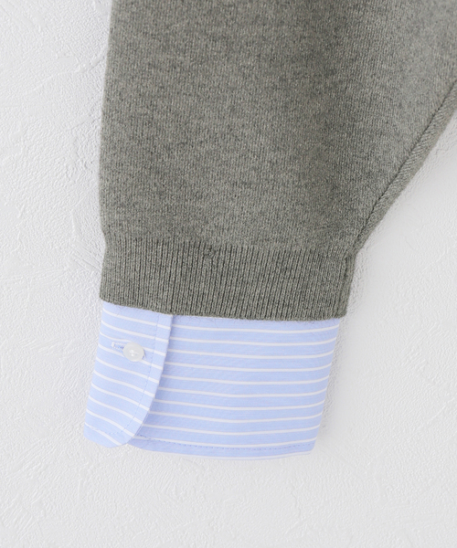 Knuth Marf(クヌースマーフ)の「Knuth Marf / クヌースマーフ 2way cuffs normcore knit(ニット/セーター・レディース・グレー/ピンク・FREE)」の16枚目の写真