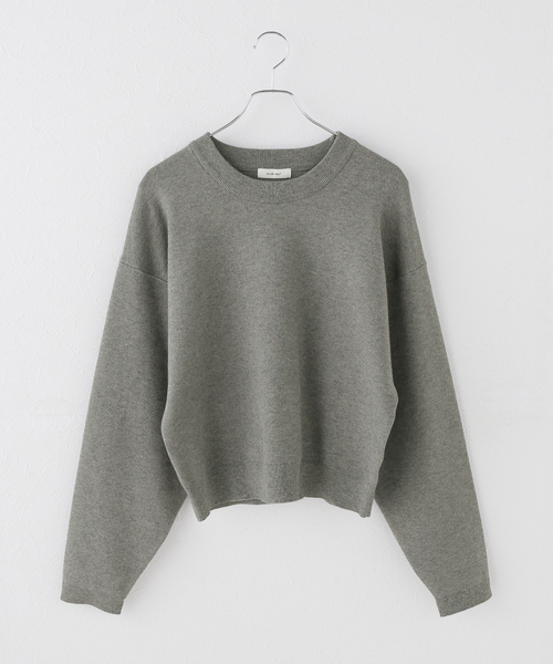 Knuth Marf(クヌースマーフ)の「Knuth Marf / クヌースマーフ 2way cuffs normcore knit(ニット/セーター・レディース・グレー/ピンク・FREE)」の19枚目の写真