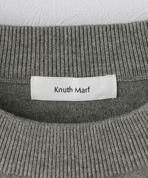 Knuth Marf(クヌースマーフ)の「Knuth Marf / クヌースマーフ 2way cuffs normcore knit(ニット/セーター・レディース・グレー/ピンク・FREE)」の20枚目の写真