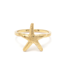 【chibi jewels】チビ・ジュエルズ スターフィッシュゴールドリング starfish ring