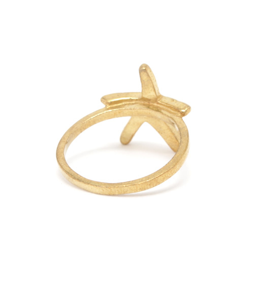 style counsel（スタイルカウンセル）の「【chibi jewels】チビ・ジュエルズ　　スターフィッシュゴールドリング starfish ring（リング・レディース・ゴールド・FREE）」の2枚目の写真