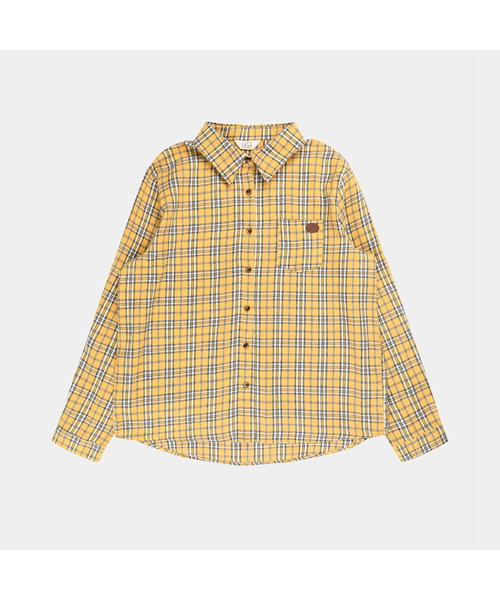 PIGMENT(ピグメント)の「マルチビビッドチェックシャツ (KYNB2606311)(シャツ/ブラウス・レディース・イエロー/グリーン/レッド・FREE)」の2枚目の写真