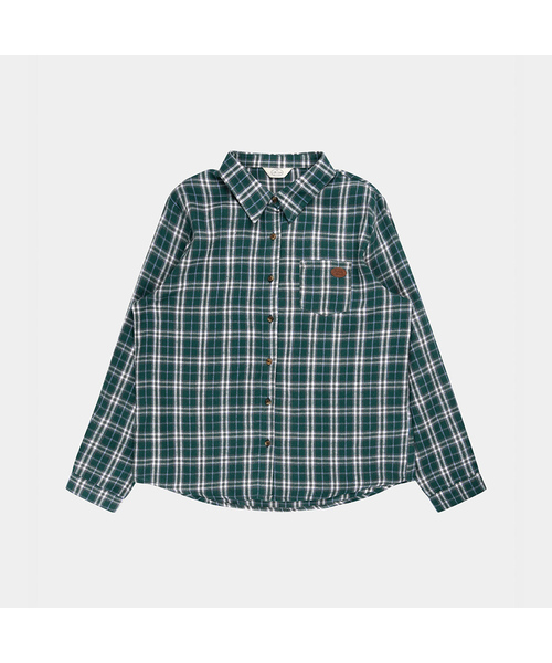 PIGMENT(ピグメント)の「マルチビビッドチェックシャツ (KYNB2606311)(シャツ/ブラウス・レディース・イエロー/グリーン/レッド・FREE)」の1枚目の写真