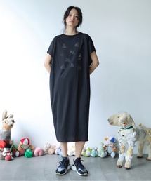 BEDSIDEDRAMA（ベットサイドドラマ）の「RELAX TEE DRESS（UROOBOE）（ワンピース）」