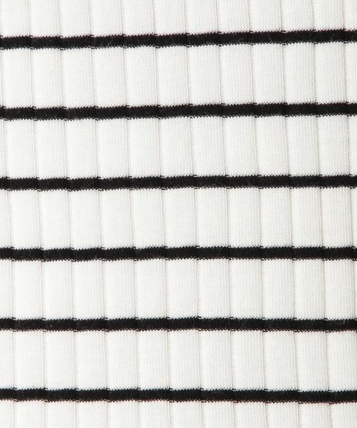 coen（コーエン）の「ワイドリブクルーネックカットソー（Tシャツ/カットソー・レディース・ホワイト/ホワイト×ブラック/グレー/ネイビー・MEDIUM/LARGE）」の22枚目の写真