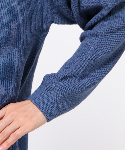 WEGO（ウィゴー）の「WEGO/Vネックニット（ニット/セーター・レディース・オフホワイト/杢グレー/ピンク/サックスブルー/ブラック・FREE）」の10枚目の写真