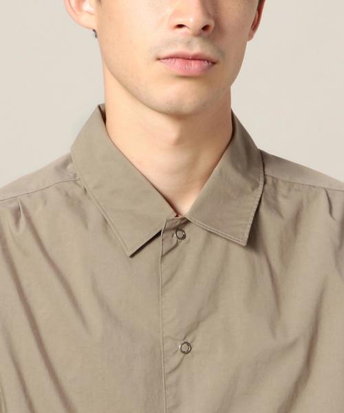 BEAUTY&YOUTH UNITED ARROWS(ビューティーアンドユースユナイテッドアローズ)の「BY ウェザー コーチ シャツ◆(シャツ/ブラウス・メンズ・ベージュ/ネイビー・X-LARGE/MEDIUM/LARGE/SMALL)」の12枚目の写真