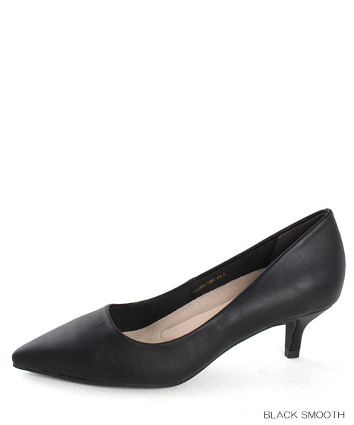 RANDA（ランダ）の「ストレスフリー/ポインテッドトゥプレーンパンプス（パンプス・レディース・ブラック/ベージュ/ネイビー/ブラウン/グレー/パイソン/ライトグレー/レッド/カーキ/ブラック系その他/オレンジ/グレー系その他/ピンク/イエロー/ピンクベージュ/ベージュ系その他/シルバー系その他/プラム/パープル・22/25/23.5/25.5/22.5/23/24/24.5/21/21.5）」の3枚目の写真