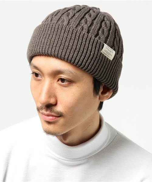 RAGEBLUE（レイジブルー）の「ケーブルワッチ/735156（ニットキャップ/ビーニー・メンズ・ネイビー/ワインレッド/オフホワイト/グレー/レッド・FREE）」の15枚目の写真