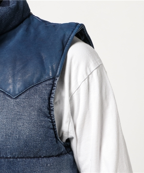 JACKROSE（ジャックローズ）の「DENIM DOWN VEST 2016AW（その他アウター・メンズ・インディゴブルー・M/L）」の6枚目の写真