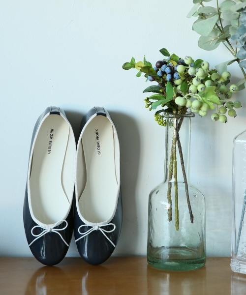 GLOBAL WORK（グローバルワーク）の「ソフトバレエ/741138（バレエシューズ・レディース・ネイビー/シルバー/ブラック/レッド/オレンジ・LARGE/MEDIUM）」の3枚目の写真